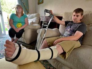 Supporting image for story: Schoolboy left needing skin graft after hit and run