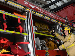 Supporting image for story: Person rescued from car after two-car crash near Oswestry