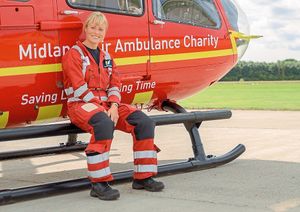 Karen Baker, critical care paramedic and airbase supervisor, said the service is more in demand than ever as its income falls