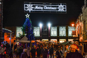 The streets were packed for Oswestry Christmas Live. Picture: Graham Mitchell.