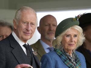 Supporting image for story: Smiles from Charles and Camilla as royal couple visit Braemar Gathering