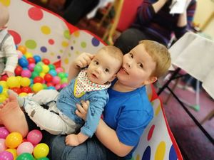 James with his little brother Freddie