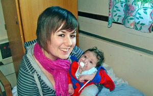 Carla with Riley Isaac before his death in 2010