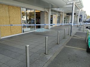 The scene at Next at the Forge Retail Park in Telford 