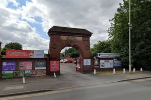 The War Memorial Ground in Stourbridge where football stands and floodlights will be demolished amid safety fears. Picture Google free for LDRS use