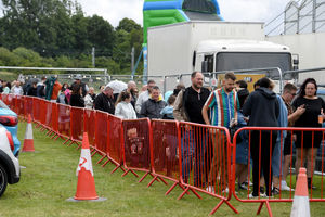 There were queues on Saturday for the popular festival, now in its third year