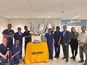 Supporting image for story: One hundred robotic-arm assisted joint replacements performed