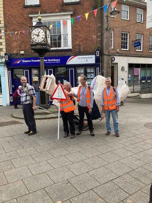 In the centre of Whitchurch