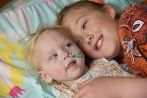 Freya and her sister Ella