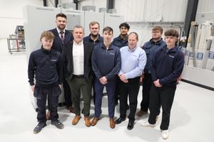 Past and present apprentices at Iconsys in Telford
