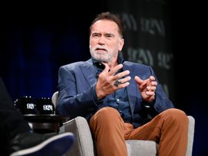 Supporting image for story: Arnold Schwarzenegger says love will always conquer hatred amid Israel-Hamas war