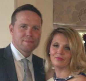 Mr Whyteside with his partner Michelle