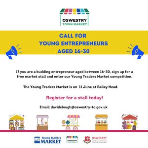Apply for a free market stall to showcase your products and services
