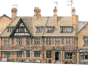 Supporting image for story: Shrewsbury artist shares interesting history behind pretty streets he has intricately drawn