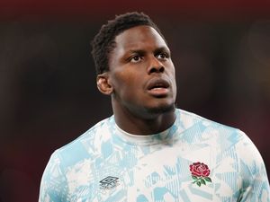Maro Itoje looks up