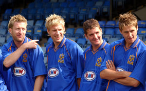 From left, Colin Cramb, Jamie Tolley, Darren Moss and David Edwards