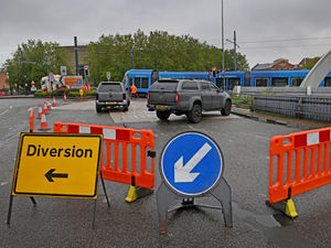 Supporting image for story: Road reopens following tram crash in Wolverhampton that left two injured