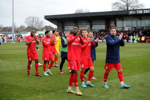 Kidderminster Harriers players did their fans proud