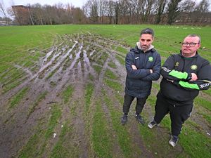 Supporting image for story: West Bromwich football club pitch appeals for donations following major pitch vandalism