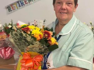 Supporting image for story: 'I'm upset to leave but it's time!': Cleaner at Walsall hospital retires after almost 36 years