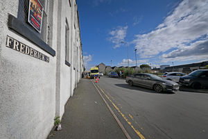 WOLVERHAMPTON COPYRIGHT NATIONAL WORLD TIM STURGESS 26/09/24..GV Fredrick street, Wolverhampton where a shooting took place on Friday night..