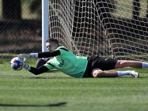 Supporting image for story: Danny Cowley defends on loan West Brom keeper Josh Griffiths amid criticism from Portsmouth fans