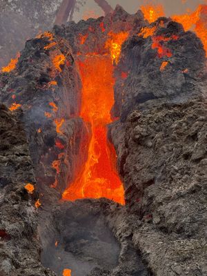 The aftermath of the large barn fire. Pic: Bridgnorth Fire Station