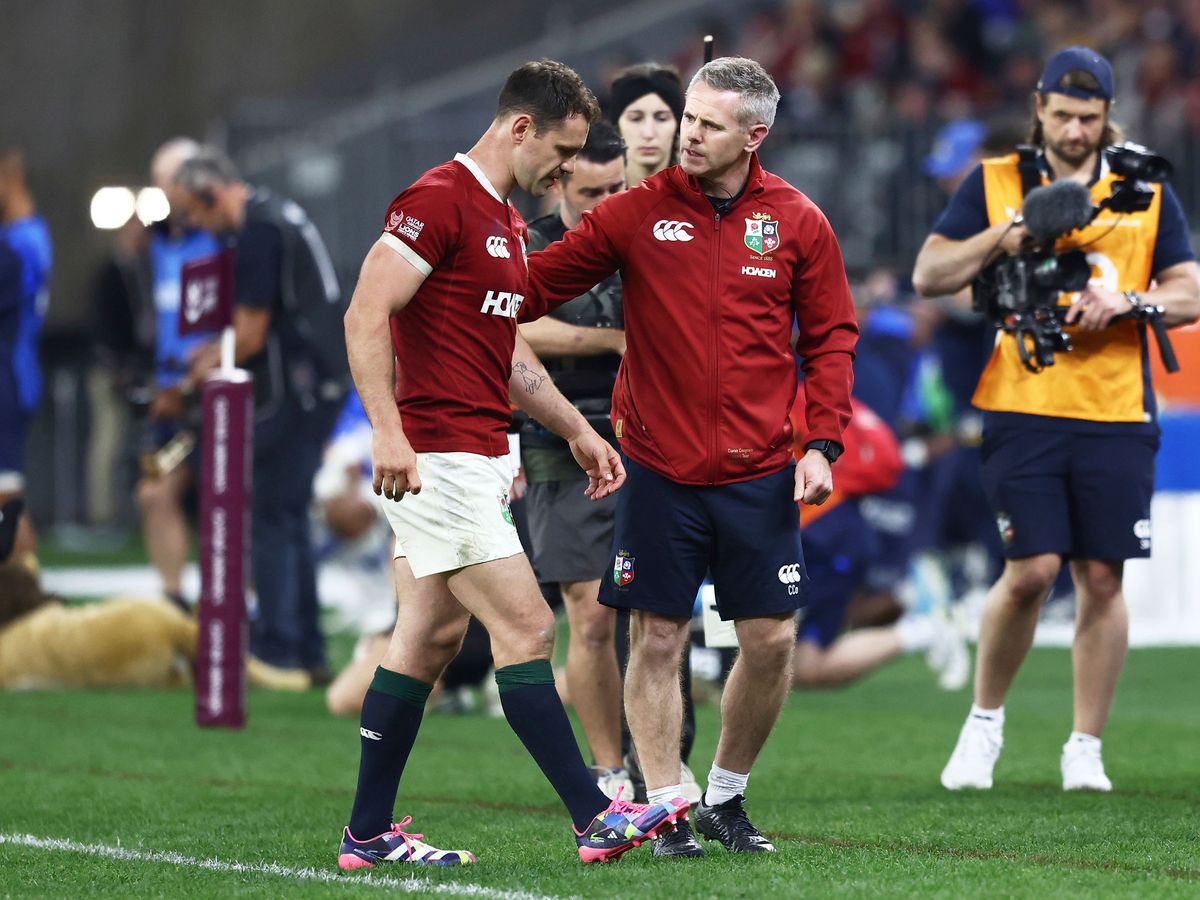 British and Irish Lions hammer Western Force but Tomos Williams suffers injury