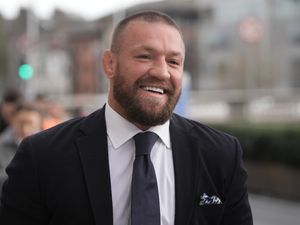 Conor McGregor outside the High Court in Dublin