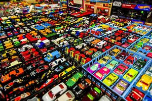 Thousands of toys were up for sale