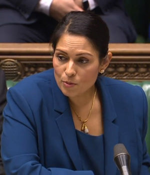 Home Secretary Priti Patel has apologised
