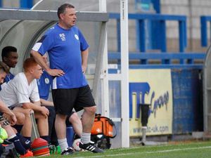 Supporting image for story: Rob Smith searching for Telford solution in front of goal