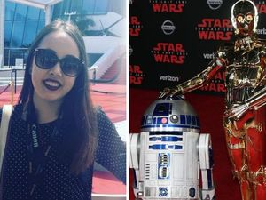 Supporting image for story: Trainee lands 'dream' job on latest Star Wars film - and gets to meet cast