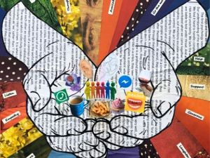 Supporting image for story: Health staff create gallery of art to express commitment amid Covid-19 crisis