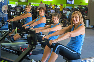 From left, Elaine Theaker, Sharon Magrath, Di Carrington and Debbie Bass