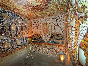 Supporting image for story: Black Country couple shell out to create garden grotto