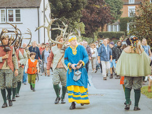 Supporting image for story: Delight as return of historic Staffordshire horn dance draws huge crowds 