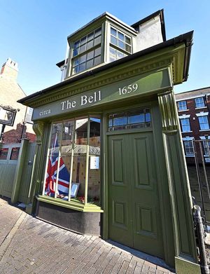 Cheers! The Bell has also been spruced up as part of the work