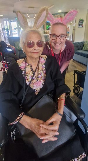 Watermead Rose got in the Easter spirit with bunny ears