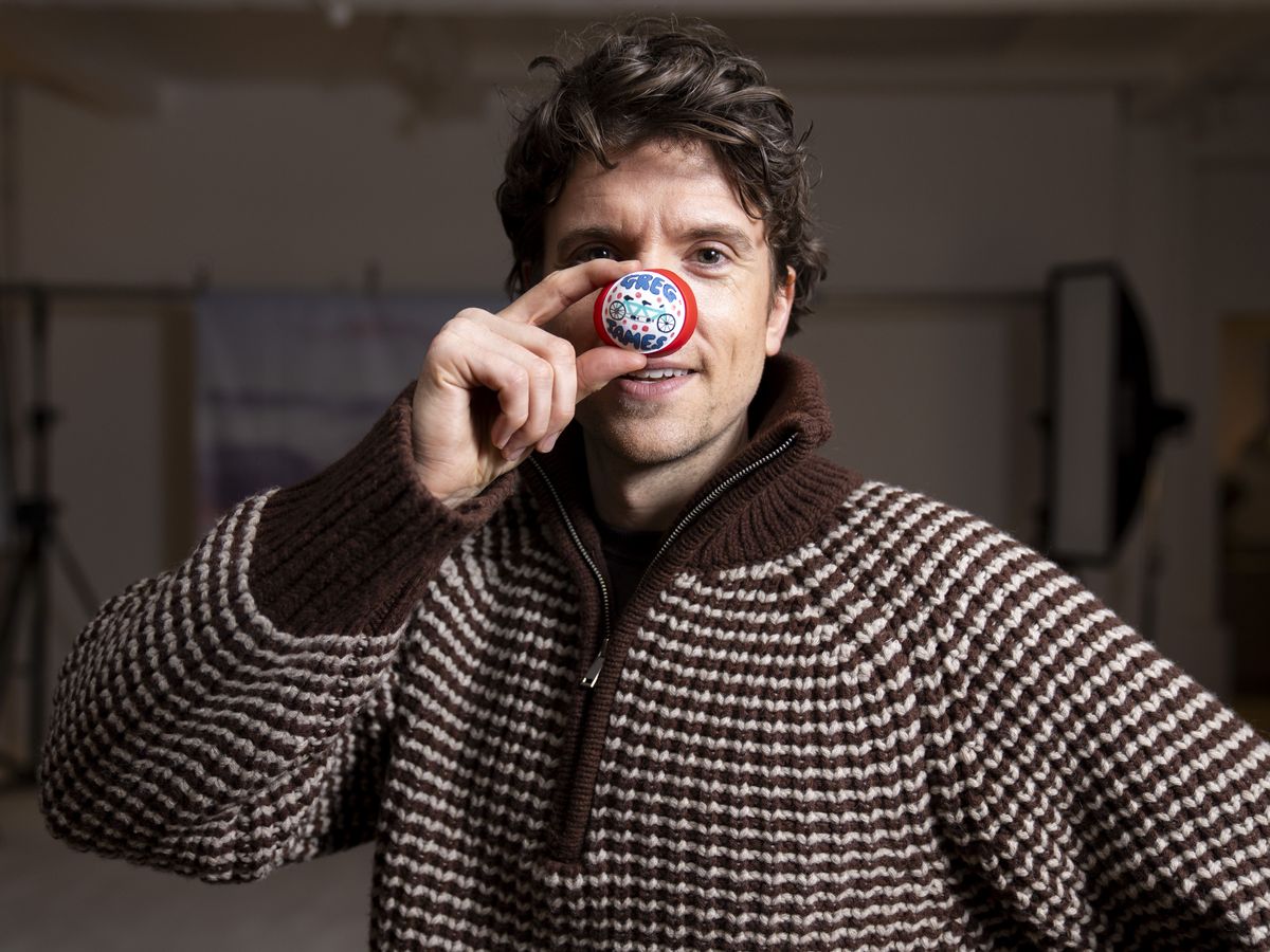 Greg James putting on &lsquo;brave face&rsquo; for Comic Relief cycle while dad in hospital