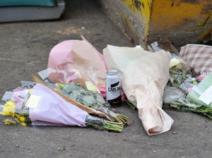 Supporting image for story: Rowley Regis murder probe: Tributes left at scene as police scour for evidence