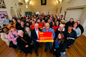 Ross Kemp with Pat McFadden