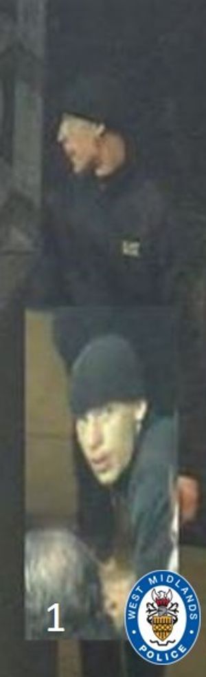 West Midlands Police are appealing for information on the individuals pictured here