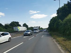 Supporting image for story: Crash involving two vehicles on Shrewsbury bypass leads to long delays