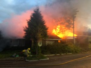 Supporting image for story: Man killed and woman, 89, injured as fire rips through Telford bungalow