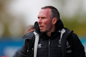 Michael Appleton the head coach / manager of Lincoln City. (AMA)
