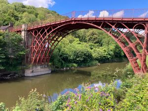 A river ranger has visited Ironbridge this week. Picture: Severn Trent Water.