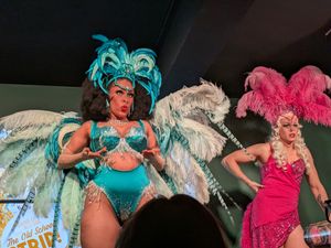 Supporting image for story: I got a taste of what is to come in Birmingham's first-ever Drag and Burlesque festival at House of Allure's Old School Strip - and it was as 'hot and spicy' as promised