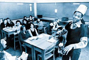 March 3, 1974. A teenage Lenny Henry was content keeping school pals at Dudley's Blue Coat secondary school amused with some hilarious impersonations of teachers. But the 16-year-old already had his sights set high. He had just landed a spot on TV's New Faces show and, within a decade, had made it as one of Britain's top comedians.
