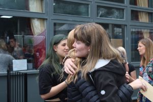GCSE results day at The Marches School